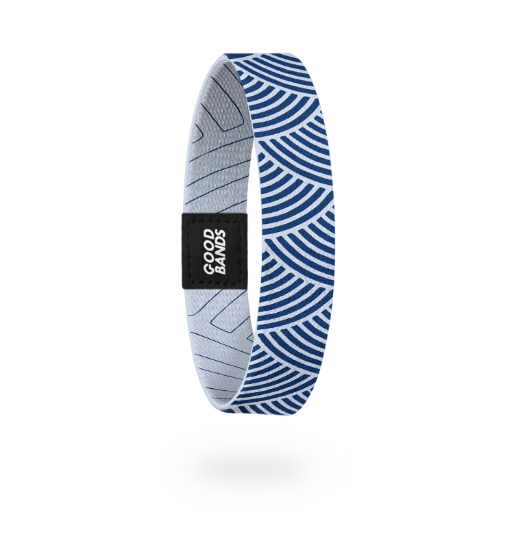 just a blue pattern