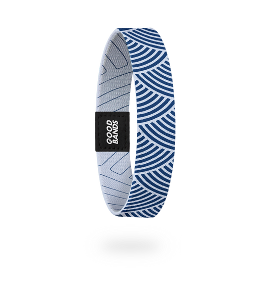 just a blue pattern