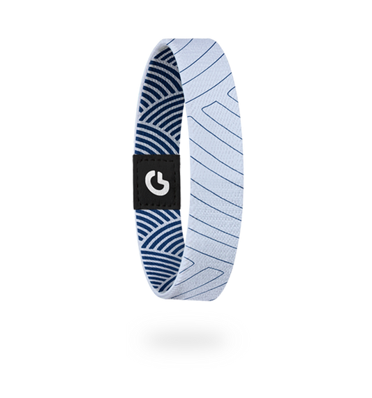 just a blue pattern